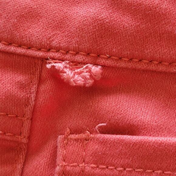 d. jeans Women's Rust Red Colored Stretch Denim Pants sz 12 - Picture 9 of 9